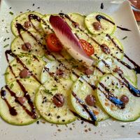 Zucchini carpaccio   at Restaurant Alchemy  in Mallorca