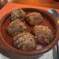 Lentil meatballs- texture was incredible   at Restaurant Alchemy  in Mallorca