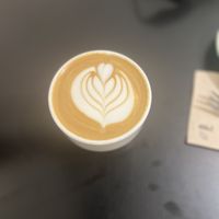 Vegan flat white   at Philosopheat in Barcelona