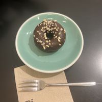 Vegan donuts (still a cake 😅)  at Philosopheat in Barcelona