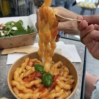 This pasta was so tasty   at That's Panaro in Sorrento