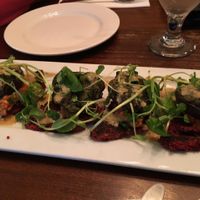 stuffed mushrooms  at East St Cafe and Bar in Nelson