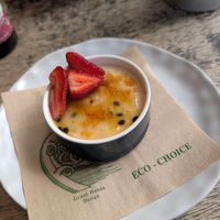 Crème Brulee at East St Cafe and Bar in Nelson