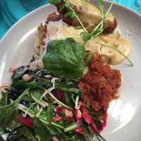 Bangers and mash at East St Cafe and Bar in Nelson