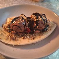 Banana split!  at East St Cafe and Bar in Nelson