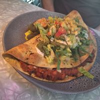 'Kissadeer' quesadilla at East St Cafe and Bar in Nelson