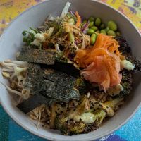 Poké bowl at East St Cafe and Bar in Nelson