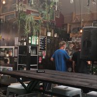 Love the indoor jungle at East St Cafe and Bar in Nelson