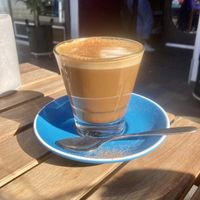 Dirty chai  at East St Cafe and Bar in Nelson