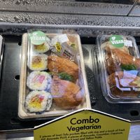 Vegan and vegetarian   at St Pierre's Sushi in New Plymouth
