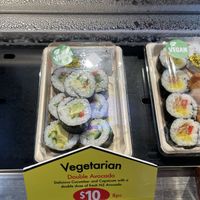 double avo without vegan chicken   at St Pierre's Sushi in New Plymouth