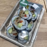 Chick’n and avo rolls  at St Pierre's Sushi in New Plymouth