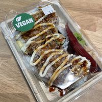 Dragon roll  at St Pierre's Sushi in New Plymouth