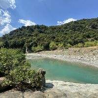 The river - 30 minutes walk   at The House in the Village in Pellumbas