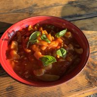 Vegan Croatian pasta made totally from scratch   at The House in the Village in Pellumbas