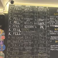 Sept 2024 - beer list.    at Fell Bar in Penrith