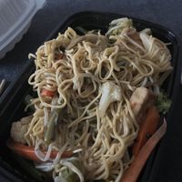 Chow mien noodles   at Nam Vegan Express in Burnaby
