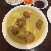 # 32 sweet potatoe & chicken curry  at Nam Vegan Express in Burnaby