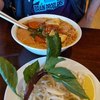 Spicy noodle soup 🌱🌱🌱🥢 at Nam Vegan Express in Burnaby