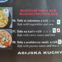 Tofu variations at Lotus in Plzen