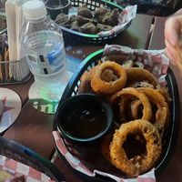 Onion rings and crispy cauliflower   at Nein Buck in Playa Del Carmen