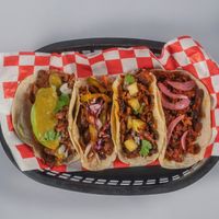 Taco Lineup at Nein Buck in Playa Del Carmen