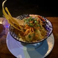 Vegan volcano bowl at Puerto Pirata in Puerto Viejo De Talamanca