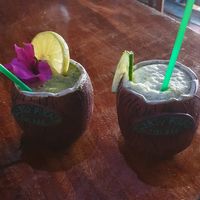 Smoothies at Puerto Pirata in Puerto Viejo De Talamanca