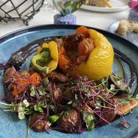 Vegan Stuffed pepper  at Chesapeake Inn in Chesapeake City