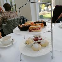 Scones & cakes at Fishmore Hall Hotel in Ludlow