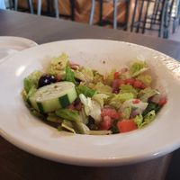 Side salad. The veggies are all so fresh. at The House of Pita in Murphys