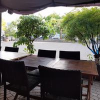 Outdoor seating at Noina Thaifood in Maur
