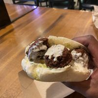 Falafel pita #Veganuary at Falafel Salam in Seattle
