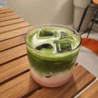 strawberry matcha! at Sluggish   in Salmiya