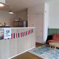 Inside, waiting area at Abu Amr Koshari  in Amsterdam