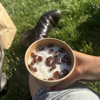 dessert rice pudding  at Abu Amr Koshari  in Amsterdam