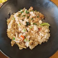 vegetable fried rice with no eggs at Chom Chom in Gyeongju