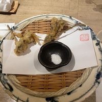 Tempura Mushrooms   at Tofu Sorano Minami Senba in Osaka