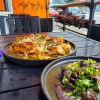 Next door to Kona Bikes! Lovely patio. at Cornelia Fine Tacos in North Vancouver