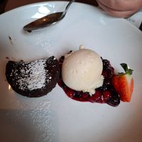 Choccy desert ! at The Brasserie at Ballygarry Estate Hotel and Spa in Tralee