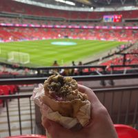 Half eaten falafel wrap 🤭  at Viva Falafel Boxpark Wembley in North West London