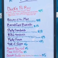 Menu at Vegan AF Box in Gunnison