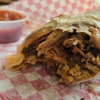 Breakfast burrito served all day at Vegan AF Box in Gunnison