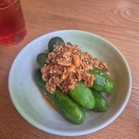 Smashed Cucumber Salad at HIKARI in Zurich