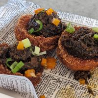 Close up of the alcapurrias. Delicioso! at El Cuchifrito in Catano