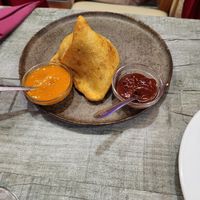 Veg samosa at Kasthamandap - Restaurante Nepalês in Caldas Da Rainha