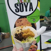 Jerk Soya Wrap at Brownins Food in Smethwick