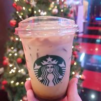 Iced Brown Sugar Oat Shaken Espresso (Medium) at Starbucks Coffee in Broughton