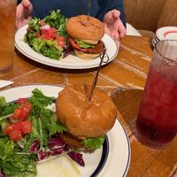 vegan burger  at Eggs 'n Things - Yokohama Minatomirai Shop in Yokohama