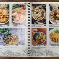 menu 1  at Tinh Lac Quan in Inala